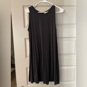 Loft - Black High-neck Flowy Dress